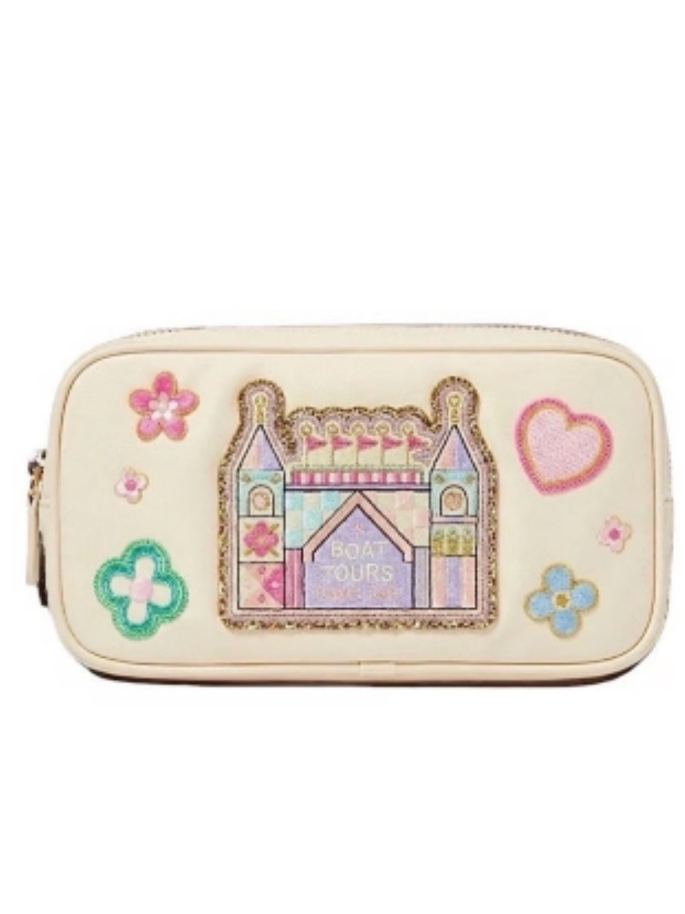 NEW Disney Parks Stoney Clover Lane Its A Small World Bag Pouch Clutch $125 MSRP